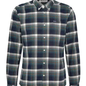 Solange Der Vorrat Reicht Barbour Hemd Shieldton, Dark Navy
